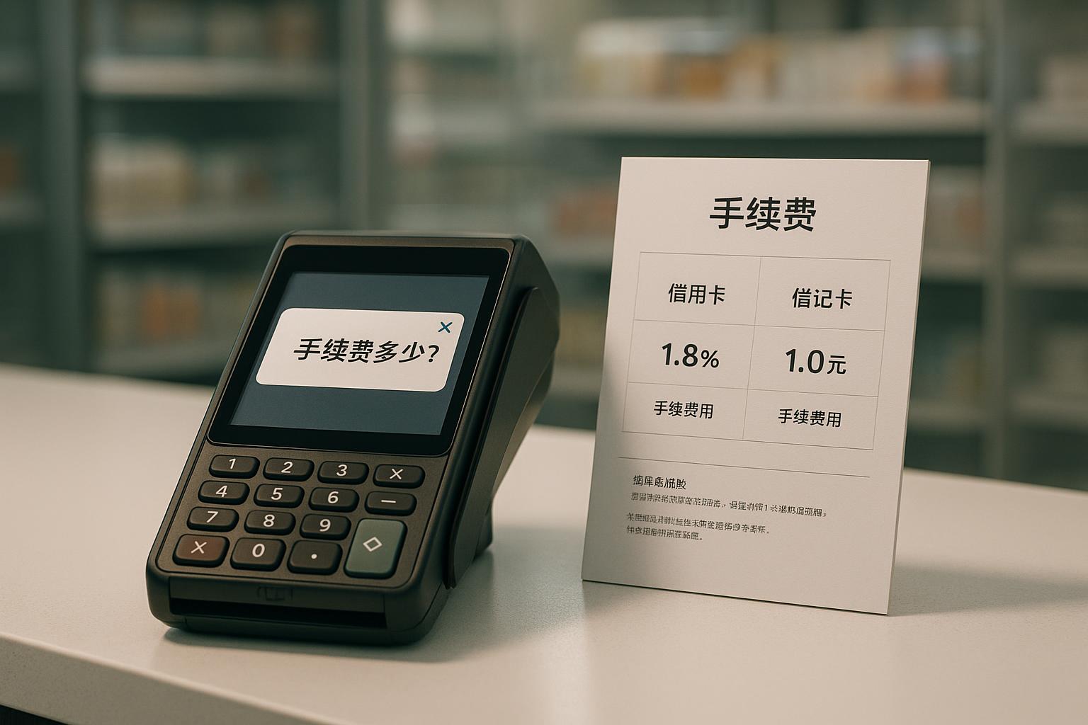 不同收银系统类型是否收取手续费？
