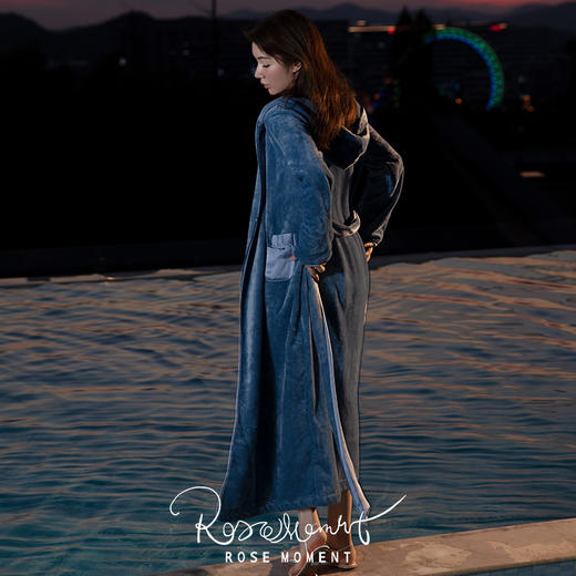 像躺在云朵上般松软的立绒长袍 P230936 商品图5