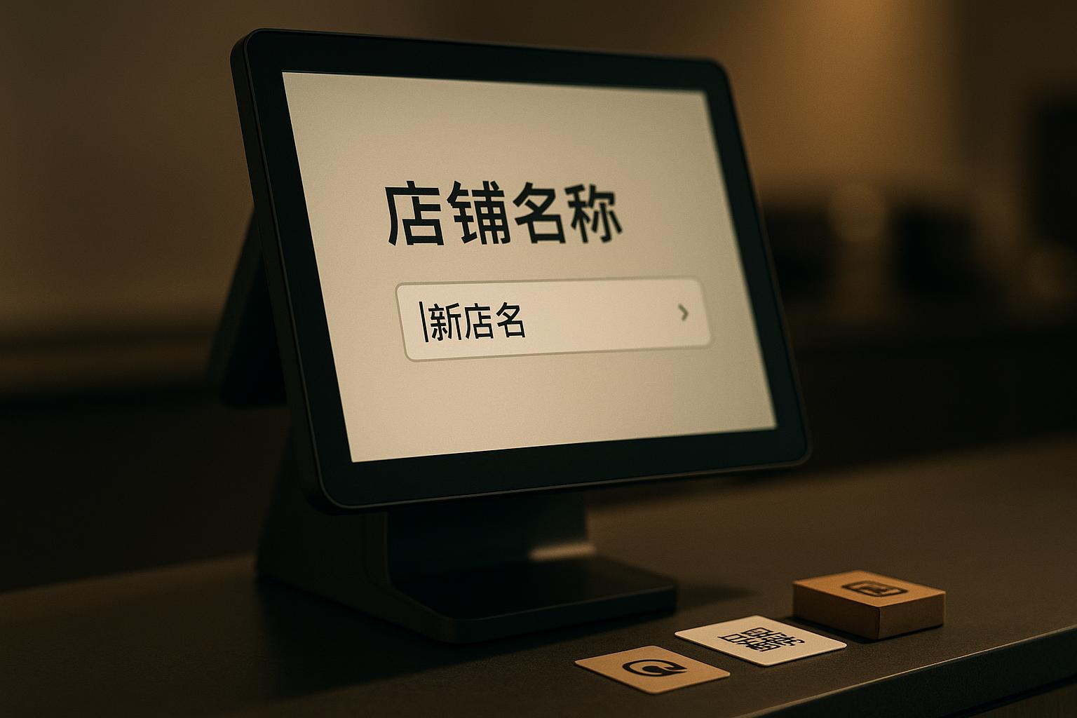 收银系统为什么必须及时更新店名？