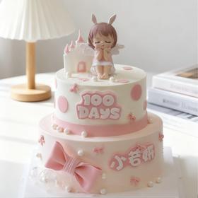 天使宝宝 满月/百天/周岁定制 - 奶油蛋糕