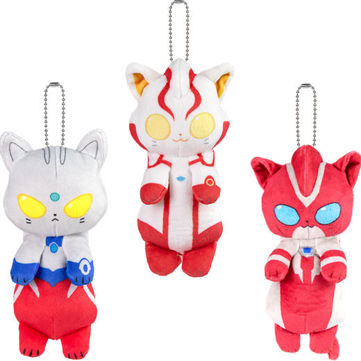 万代Bandai  被揪住的奥特曼猫猫挂件系列 商品图0