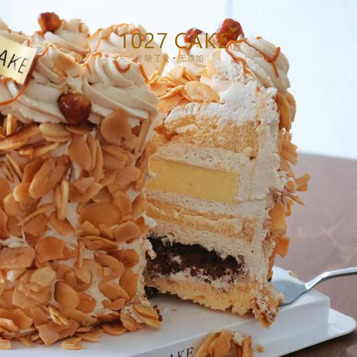 1027CAKE | 咸奶油焦糖榛子蛋糕 杏仁  口味奶油 商品图3