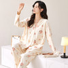 【换季出清】自然醒胧棉女士月子服家居服7A抗菌100%棉和服系列睡衣QH 商品缩略图12