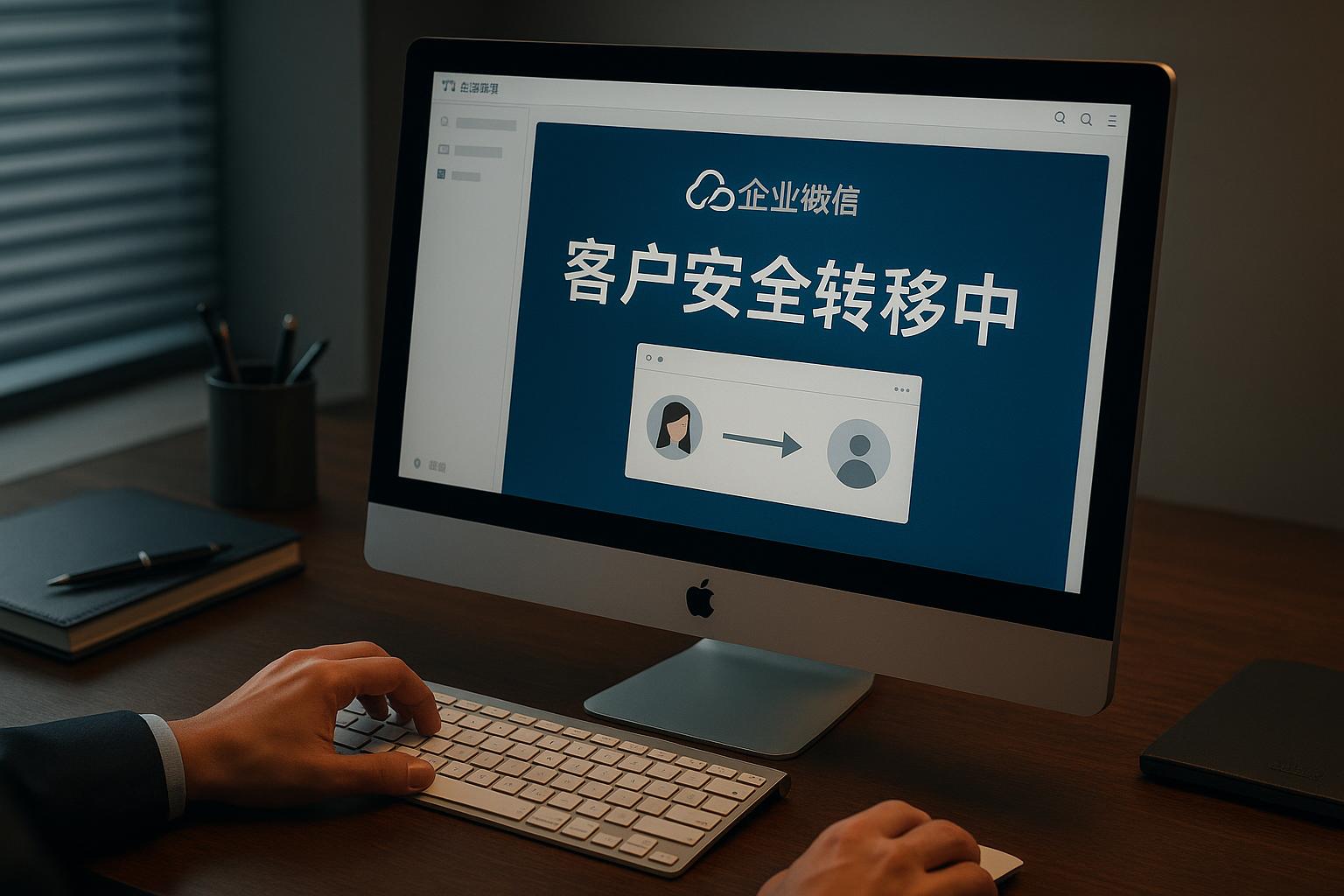 离职员工客户如何一键转移到其他员工？