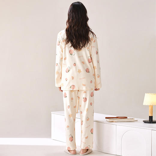 【换季出清】自然醒胧棉女士月子服家居服7A抗菌100%棉和服系列睡衣QH 商品图7