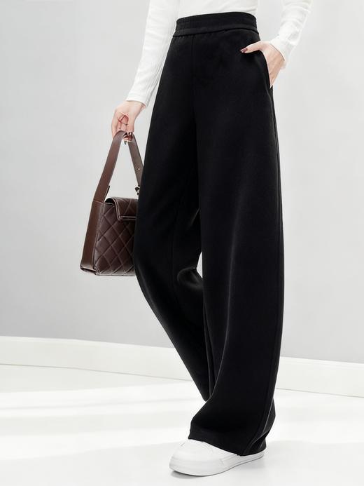 L1热销200+臣禾	【雪花裤】松紧腰休闲裤含蚕丝羊毛茧型裤 立体垂坠有型	JZ253061575 商品图14