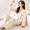 【换季出清】自然醒胧棉女士月子服家居服7A抗菌100%棉和服系列睡衣QH 商品缩略图11