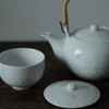 日本玲珑白瓷茶壶/盖杯 未使用保存品 商品缩略图5