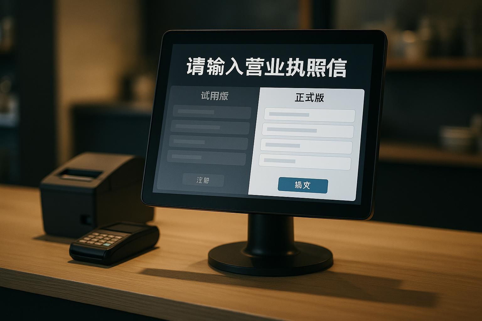 没有营业执照能注册并试用收银系统吗？