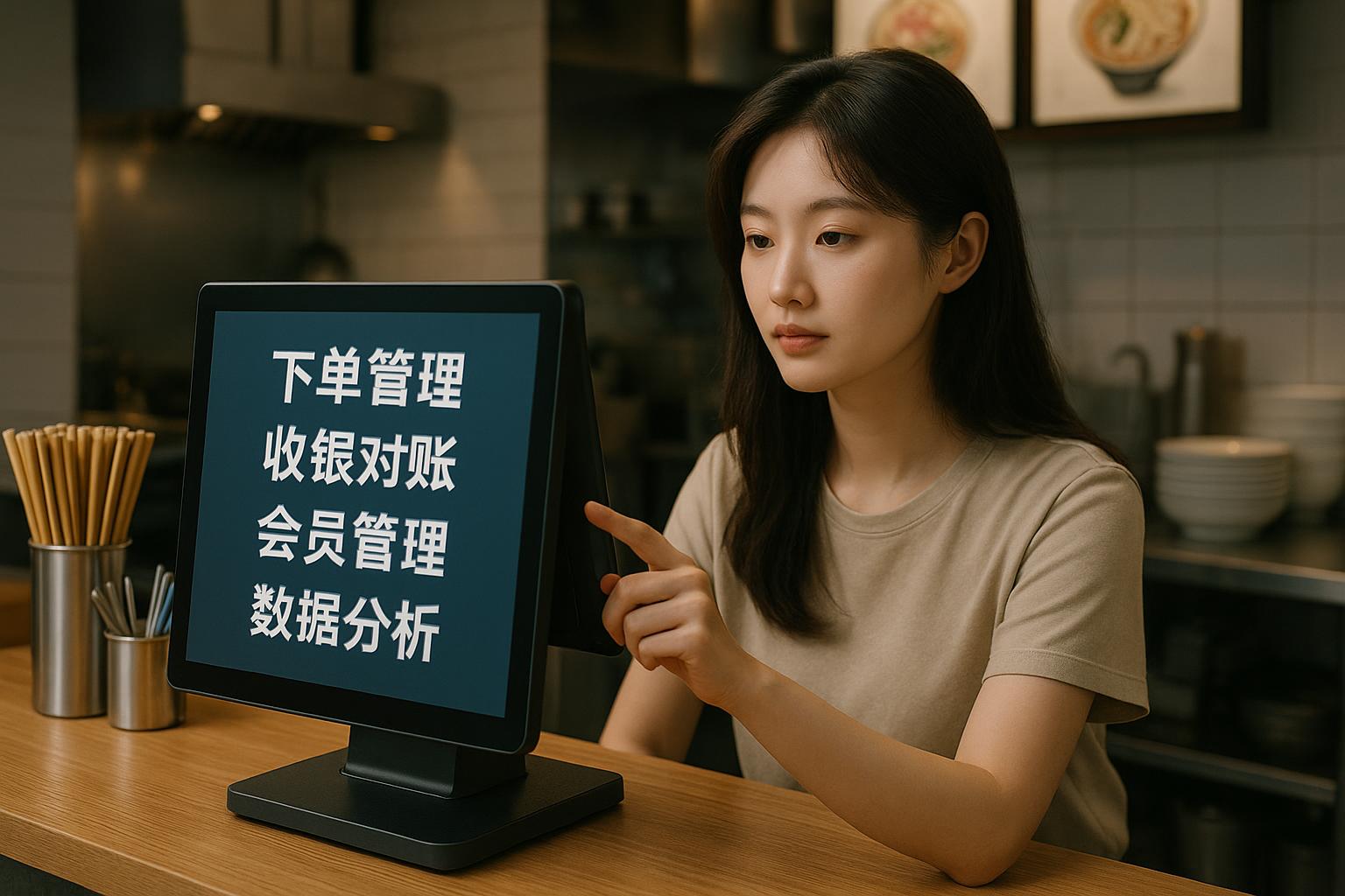 面馆点餐收银系统包含哪些核心功能？