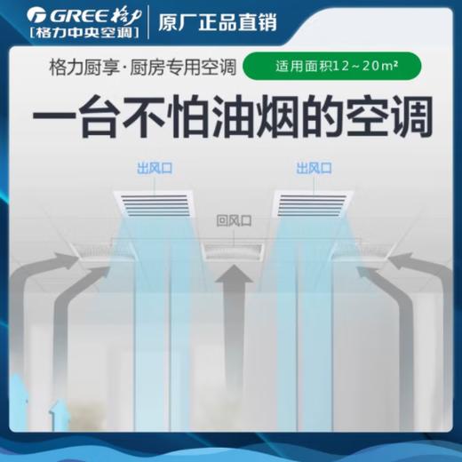 格力（101027）风管机家用中央空调一级能效大3匹K+Ka+pro冷暖变频4匹 一级能效 K+（WiFi）FGR8.5Pd/KNh-N1 40-55㎡ 商品图1