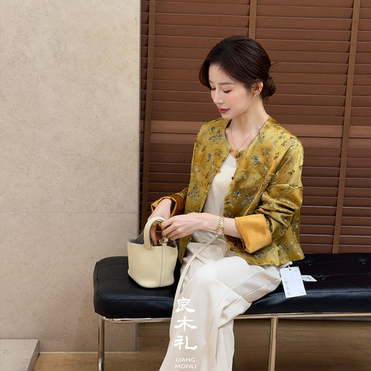 良木礼国风钉珠外套（Q2591226） 商品图0