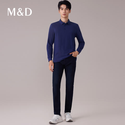 【名盾】长袖POLO衫MYCB11752B 商品图1