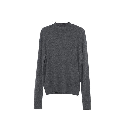 VIMAGE纬漫纪半高圆领高级灰秋冬新款针织衫V2401111 商品图5