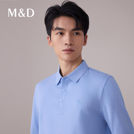 【名盾】长袖POLO衫MYCB11759B 商品图2