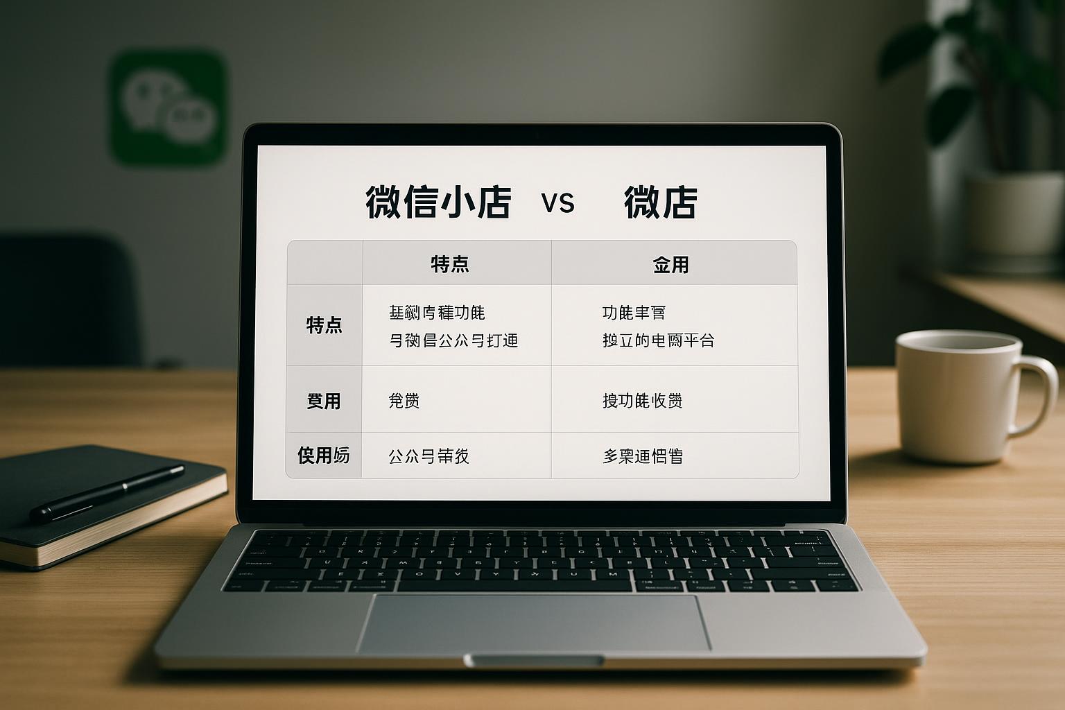 微信小店和微店有什么區(qū)別？功能、費(fèi)用、場(chǎng)景對(duì)比