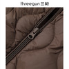 Threegun三枪 羽绒圆领拉链女士外套-T80058A01 商品缩略图3