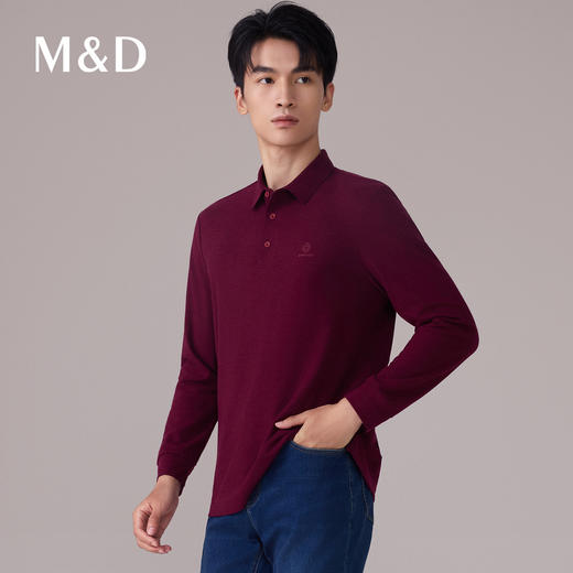 【名盾】长袖POLO衫MYCB11752B 商品图3