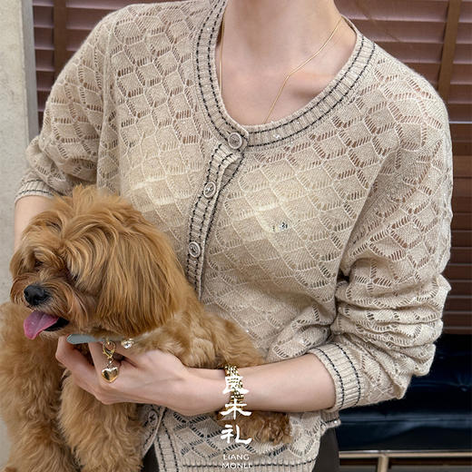 【特价不退不换】良木礼山羊绒开衫（Q2592254） 商品图3