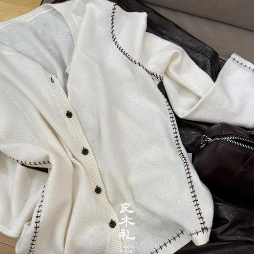 【预售7天】良木礼山羊绒开衫（Q2592455） 商品图4