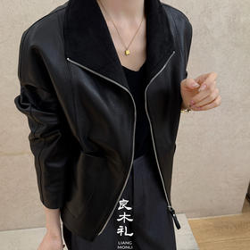 良木礼拉链绵羊皮衣（Q2582122）