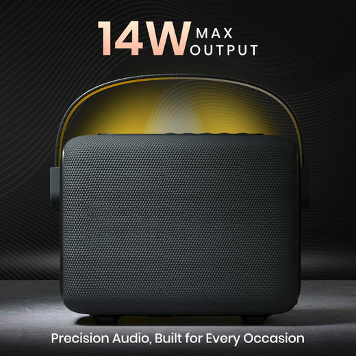 美国 SOUNDBOX 便携式立体声高音质蓝牙音响 蓝牙 5.3V 带 LED 日落投影灯14W大功率 5小时续航  TWS 功能 商品图0