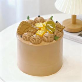 4英寸巧克力 奶油小蛋糕