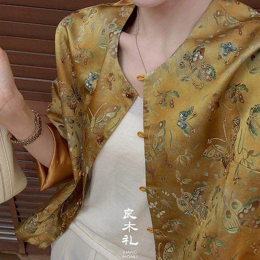 良木礼国风钉珠外套（Q2591226） 商品图3