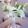 【俊发社区物业中心自提商品】【西伯利亚百合单头 草花】鲜花10枝 「冰雪洁白·清雅幽香」 商品缩略图4