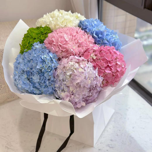 【俊发社区物业中心自提商品】【重磅绣球 草花】鲜花3枝 「花色随机·单枝即是一束花」 商品图2