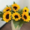 【俊发社区物业中心自提商品】【向日葵大花 草花】鲜花5枝「明亮金黄色·阳光活力款」 商品缩略图0