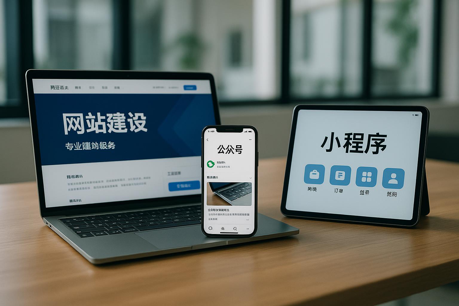 网站、公众号、小程序分别属于哪类互联网产品？