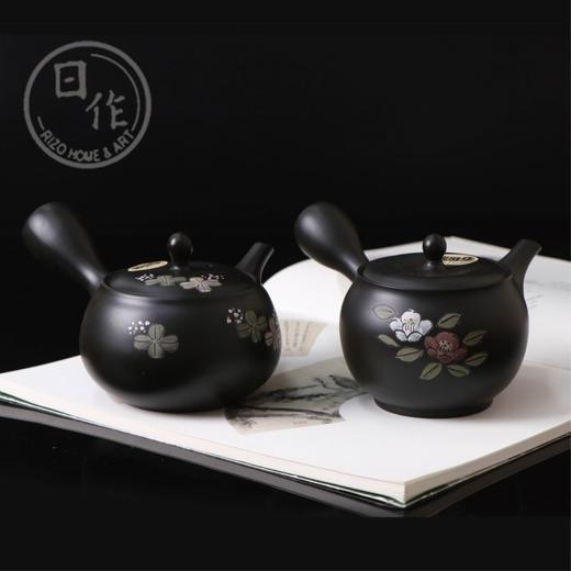 常滑烧日本进口茶壶滤网侧把泡茶壶手作功夫茶具 商品图4