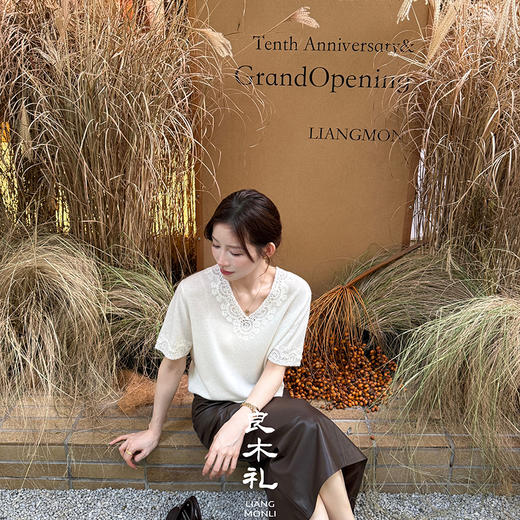 【部分现货】良木礼山羊绒上衣（Q259112） 商品图0