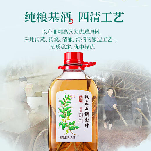 【新品】35°劲牌铁皮石斛杜仲酒2.3L 商品图6