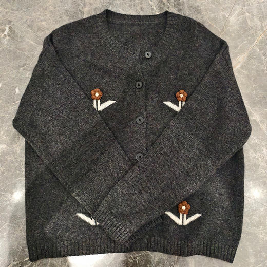 【预售7天】良木礼绵羊毛开衫（D25102525F） 商品图0