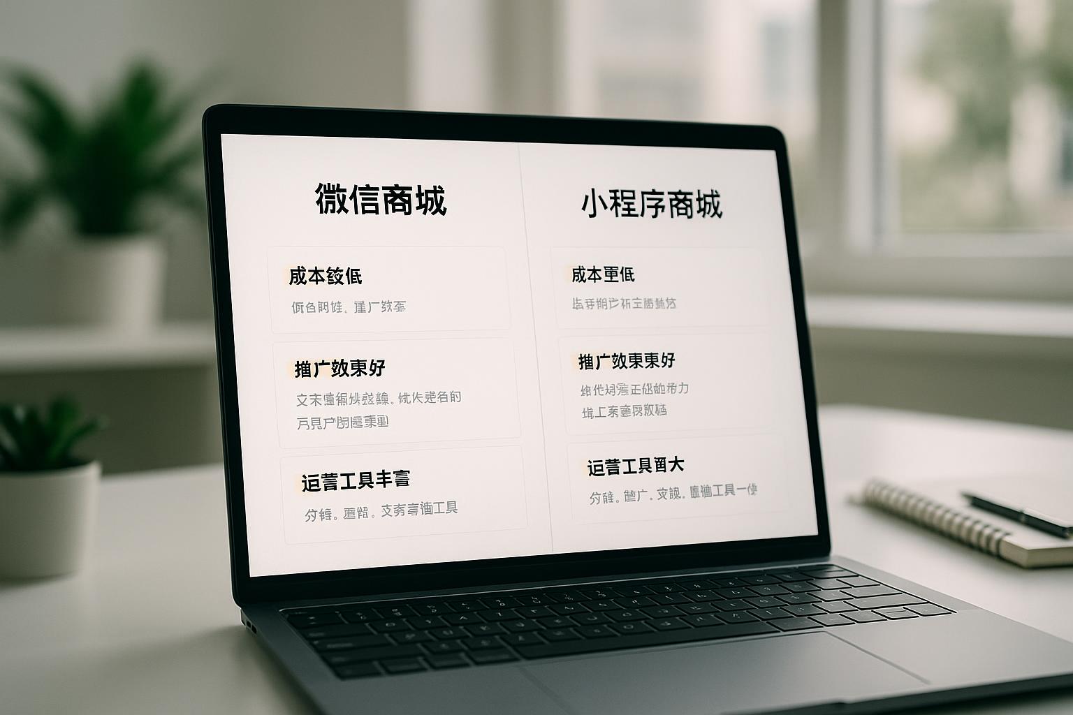 微信商城和小程序商城有什么本质区别？