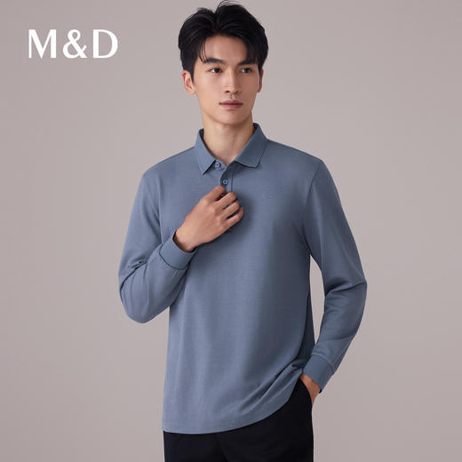【名盾】长袖POLO衫MYCB11765B 商品图2
