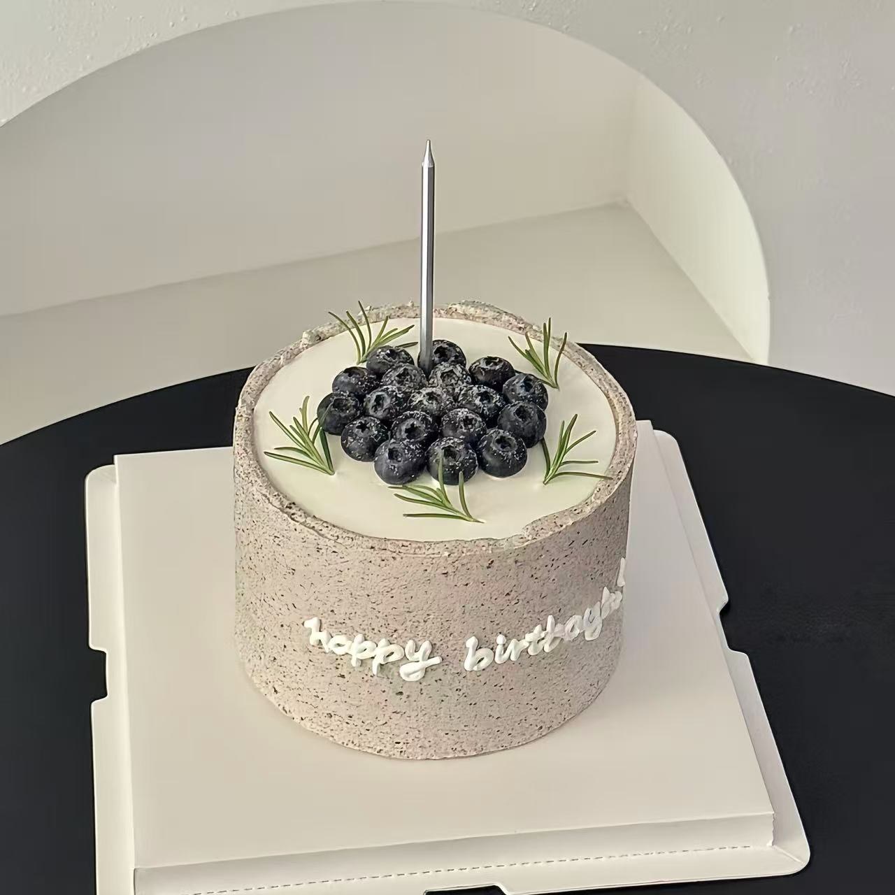 【巧克力蓝莓】ins风高级氛围感水果蛋糕