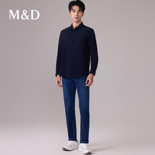 【名盾】针织长袖衬衫MYCL30751B 商品图1