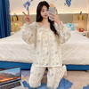 【换季出清】自然醒茉语（带胸垫）女士家居服云朵棉长袖长裤套头睡衣QH 商品缩略图14