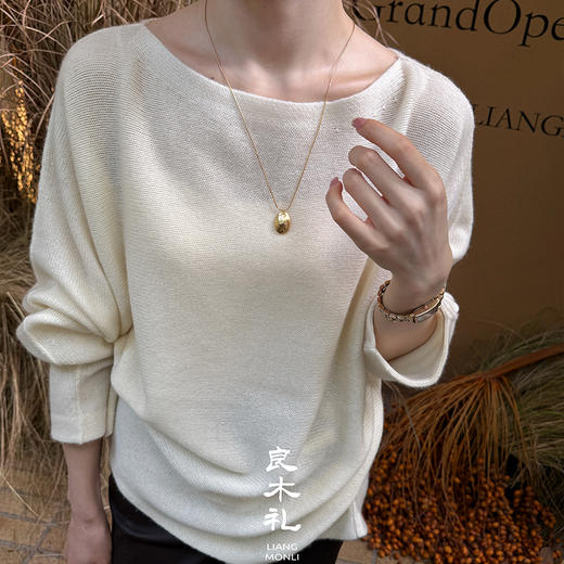 【特价不退不换】良木礼山羊绒上衣（Q258431） 商品图4