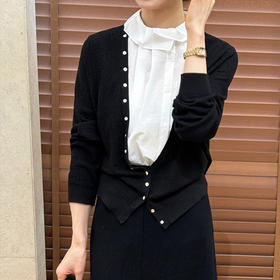 【预售7天】良木礼羊毛V领开衫（Q2591212F）