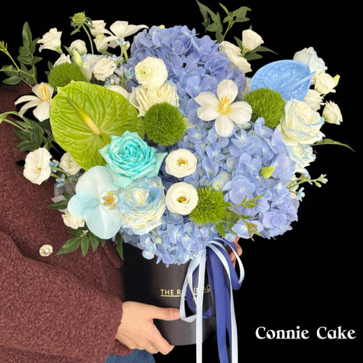 男士鲜花花束抱抱桶 商品图1