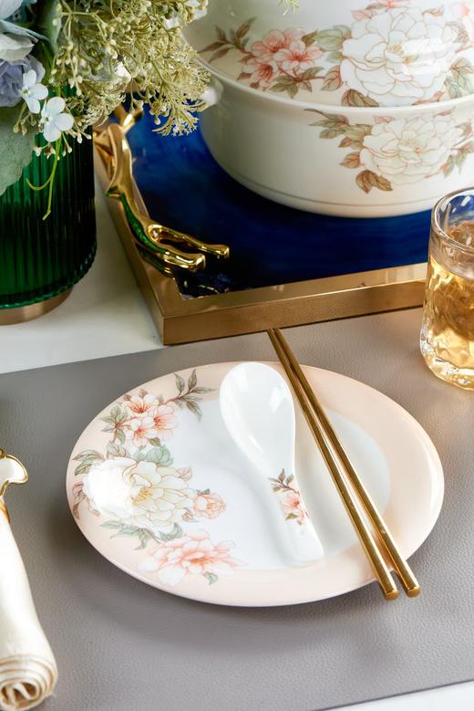 品物攸宜芳华永驻10人56头釉中牡丹 商品图3