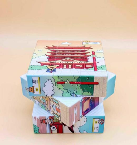 广州地铁1号线系列之沿线景点拼图魔方 商品图2