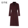 EITIE爱特爱纯羊毛加羊绒双面呢极具保暖性和品质感简洁收腰版型外套大衣8414104 商品缩略图11
