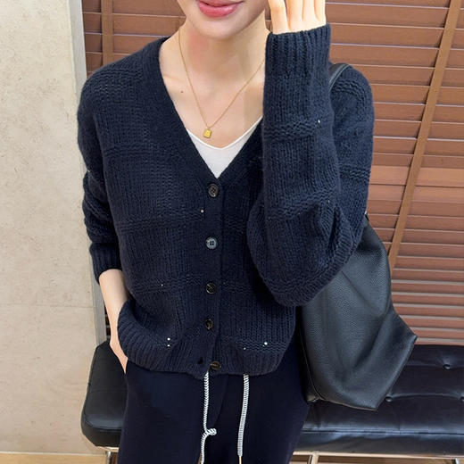 【不退不换】良木礼山羊绒开衫（Q2592253） 商品图3