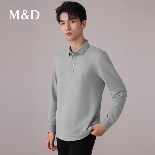 【名盾】长袖POLO衫MYCB11765B 商品图3