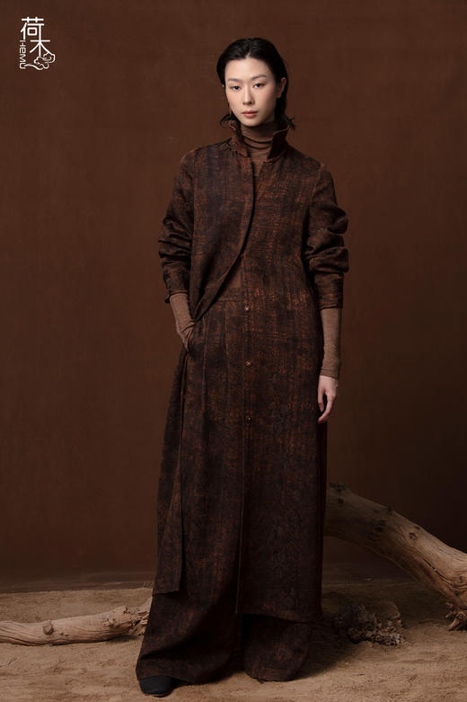 荷木HEMU丨栗色-阔腿裤 商品图0